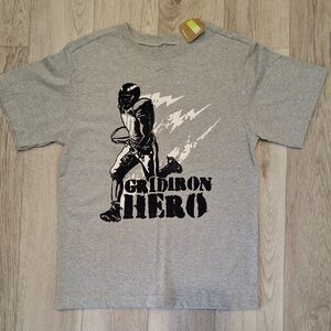 Crazy 8 Grey Graphic 'Gridiron Hero' Football Tee